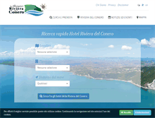 Tablet Screenshot of conerohotels.it